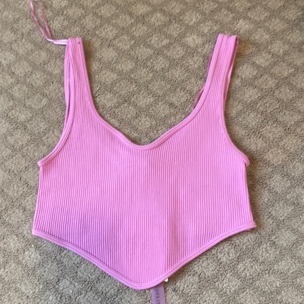 Pink tank top
